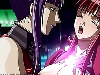 Hentai coed gets bite her tits and fingered pussy
