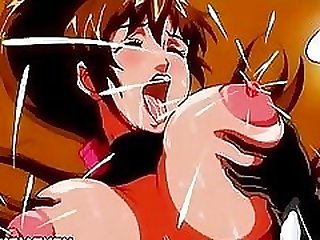 Busty hentai dripping wetpussy oral and group sex