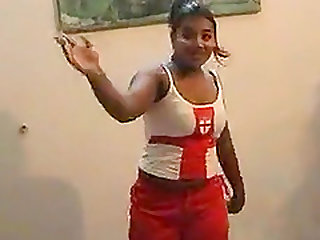 Chubby latina slut dances on webcam for fun