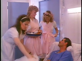 Horny Lesbian Nurses Have a Wild Orgy With a Patient - Vintage Porn
