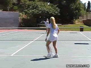A Hot Threesome With Sexy Blonde Tennis Players